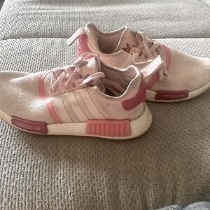Adidas shoes, women pink size seven and a half shoe